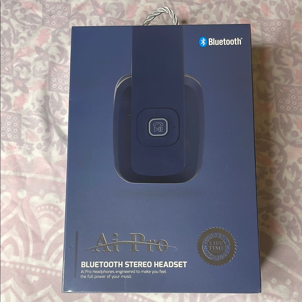 Bluetooth Stereo Headset - Blue
